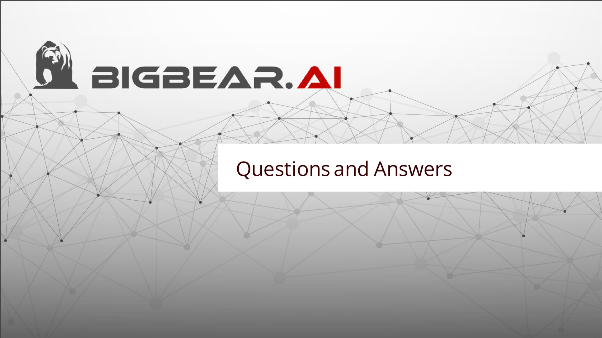 questions and answers | Bigbear AI