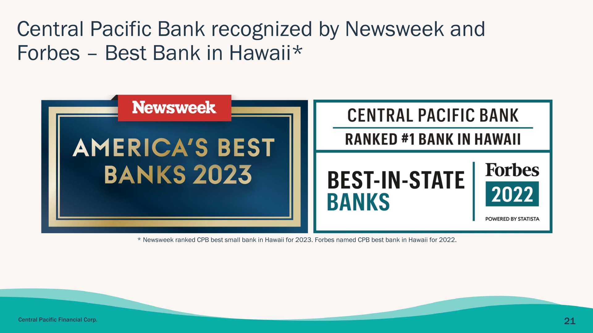 central pacific bank recognized by and best bank in a best in state prove banks eon | Central Pacific Financial