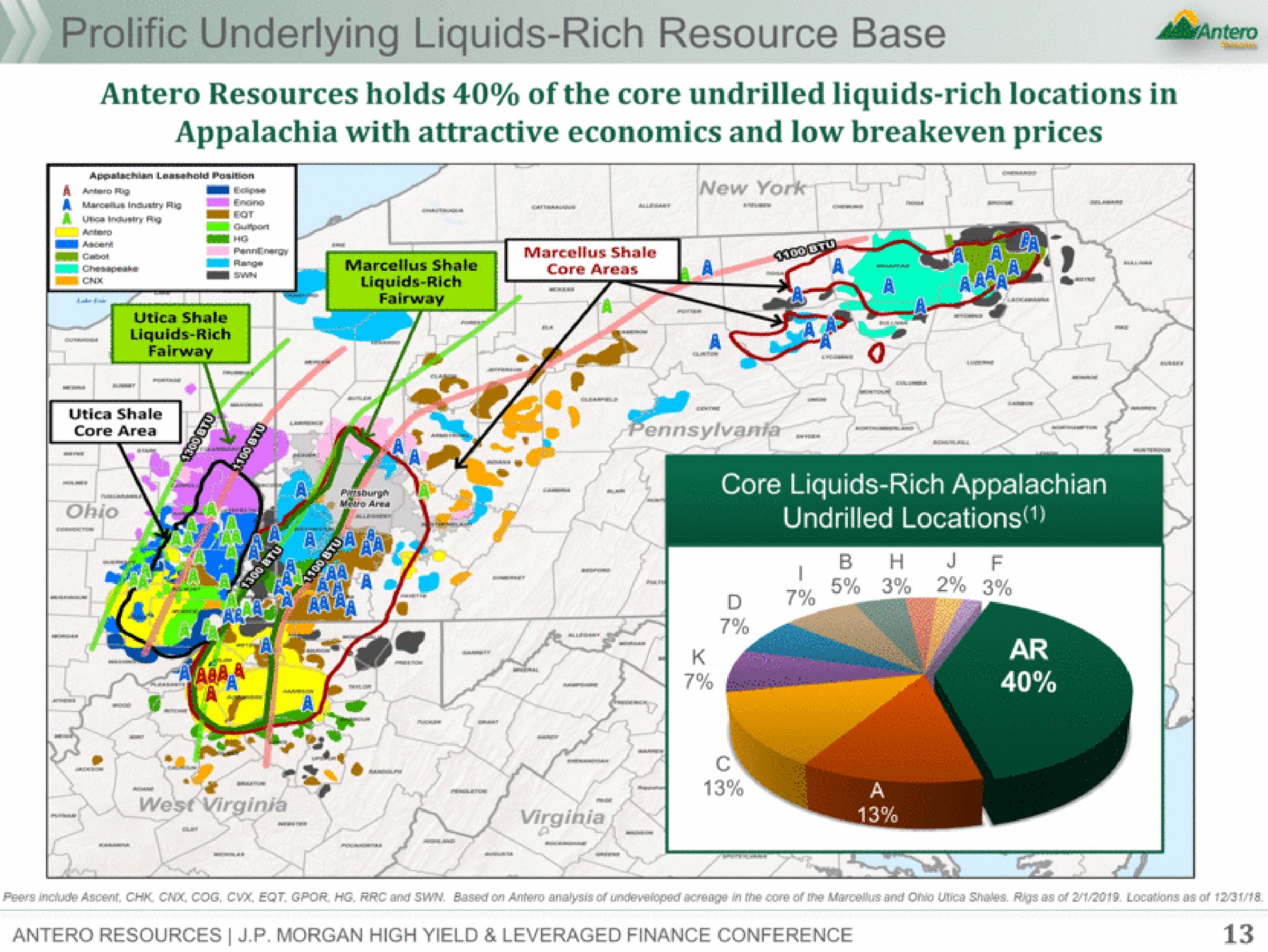 prolific underlying liquids rich resource base | Antero Midstream Partners