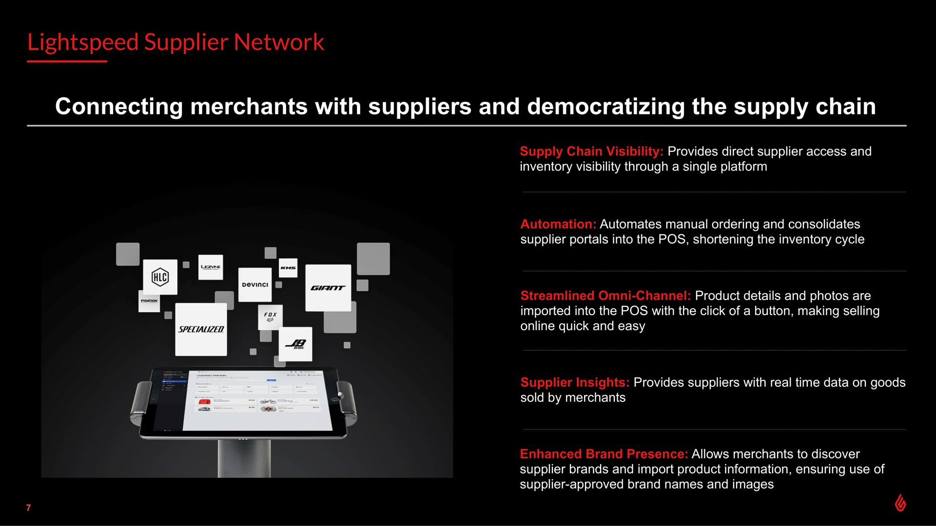 supplier network connecting merchants with suppliers and democratizing the supply chain | Lightspeed