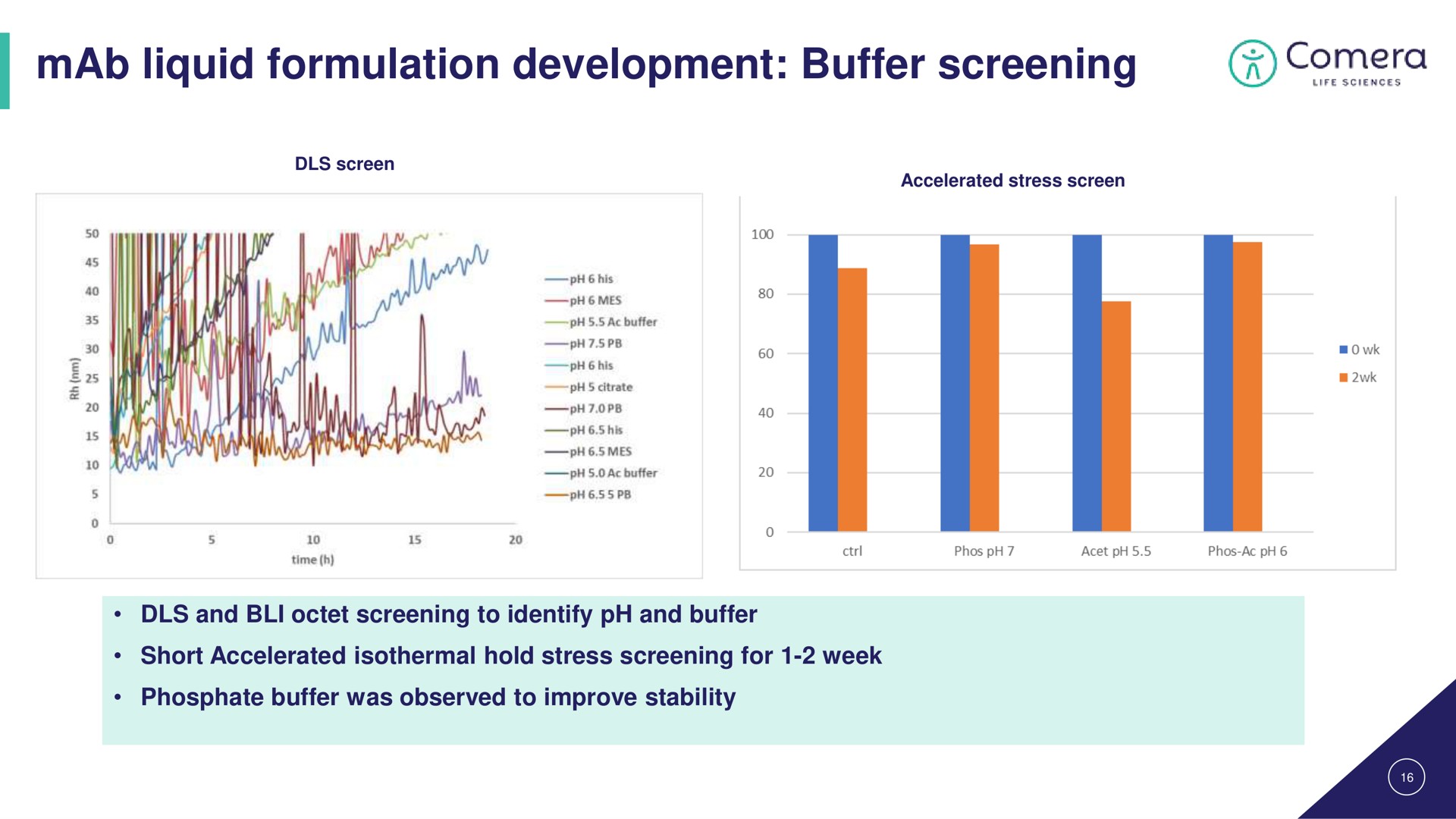 liquid formulation development buffer screening i | Comera