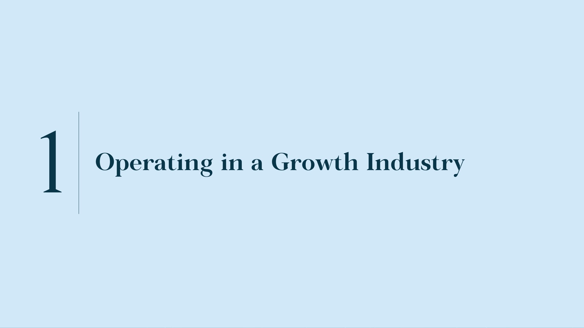 operating in a growth industry | Carlyle