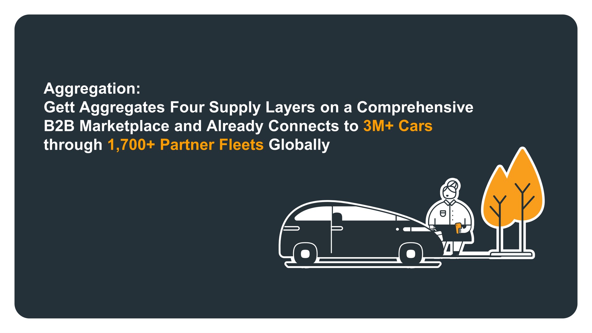 aggregation aggregates four supply layers on a comprehensive and already connects to cars through partner fleets globally | Gett
