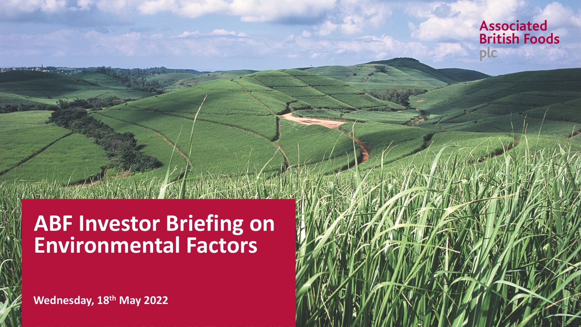 investor briefing on environmental factors may associated foods hie tete | Associated British Foods