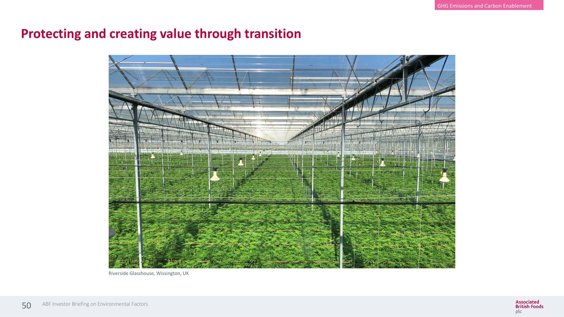 protecting and creating value through transition | Associated British Foods