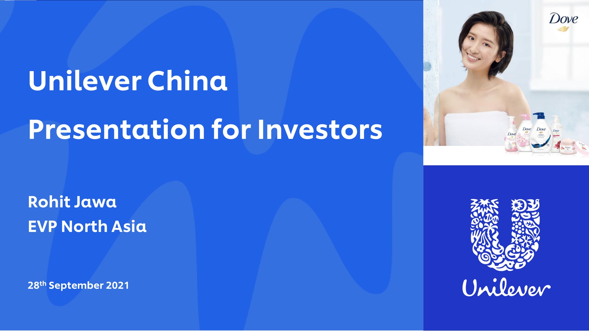 china presentation for investors north | Unilever