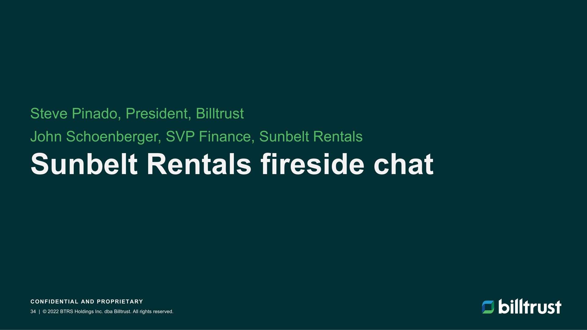 rentals fireside chat | Billtrust