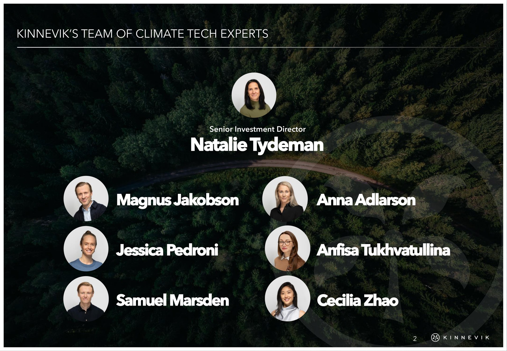 team of climate tech experts anna lever ell | Kinnevik