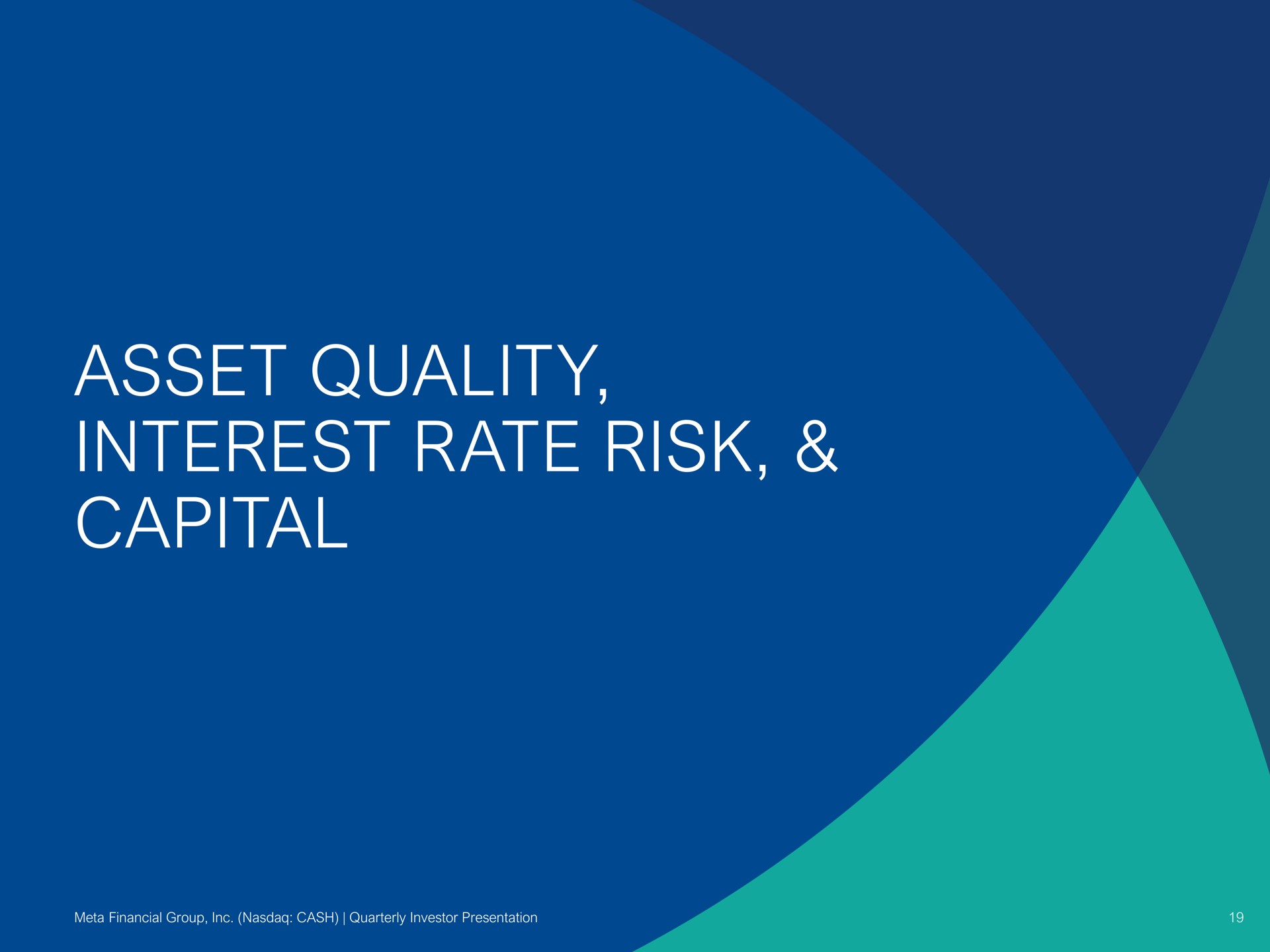 asset quality interest rate risk capital | Pathward Financial