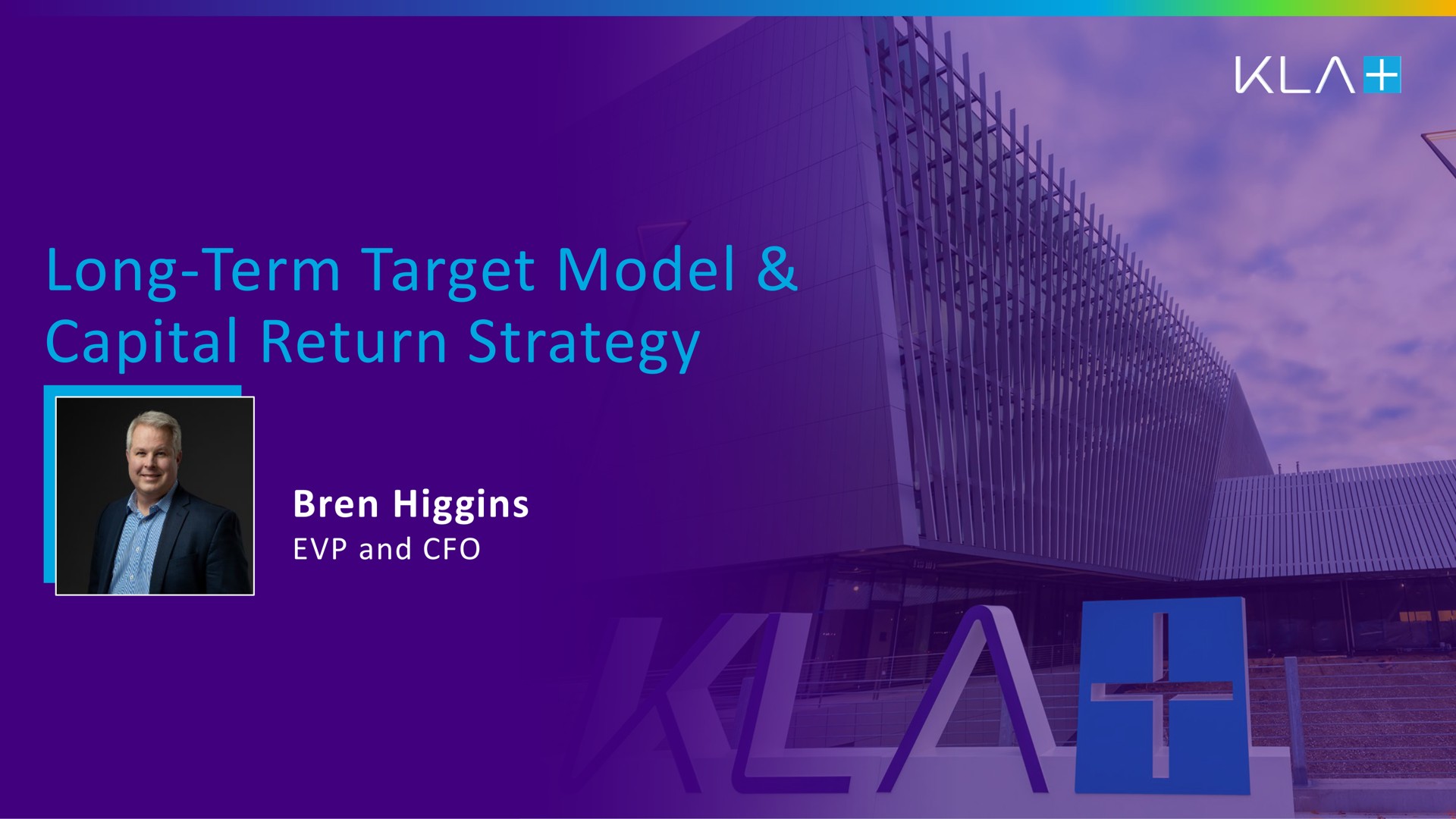 long term target model capital return strategy one | KLA