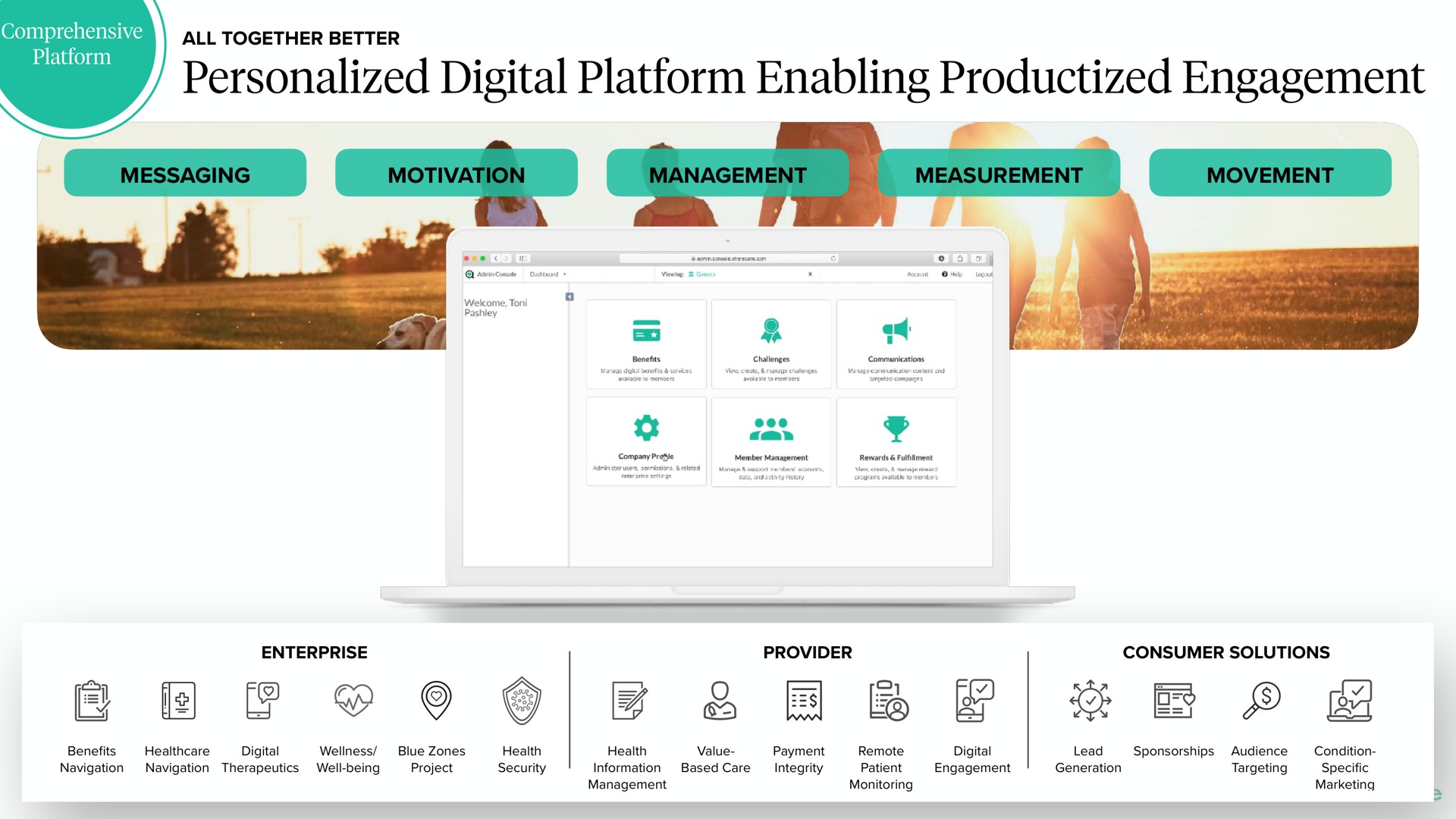 personalized digital platform enabling engagement if | Sharecare
