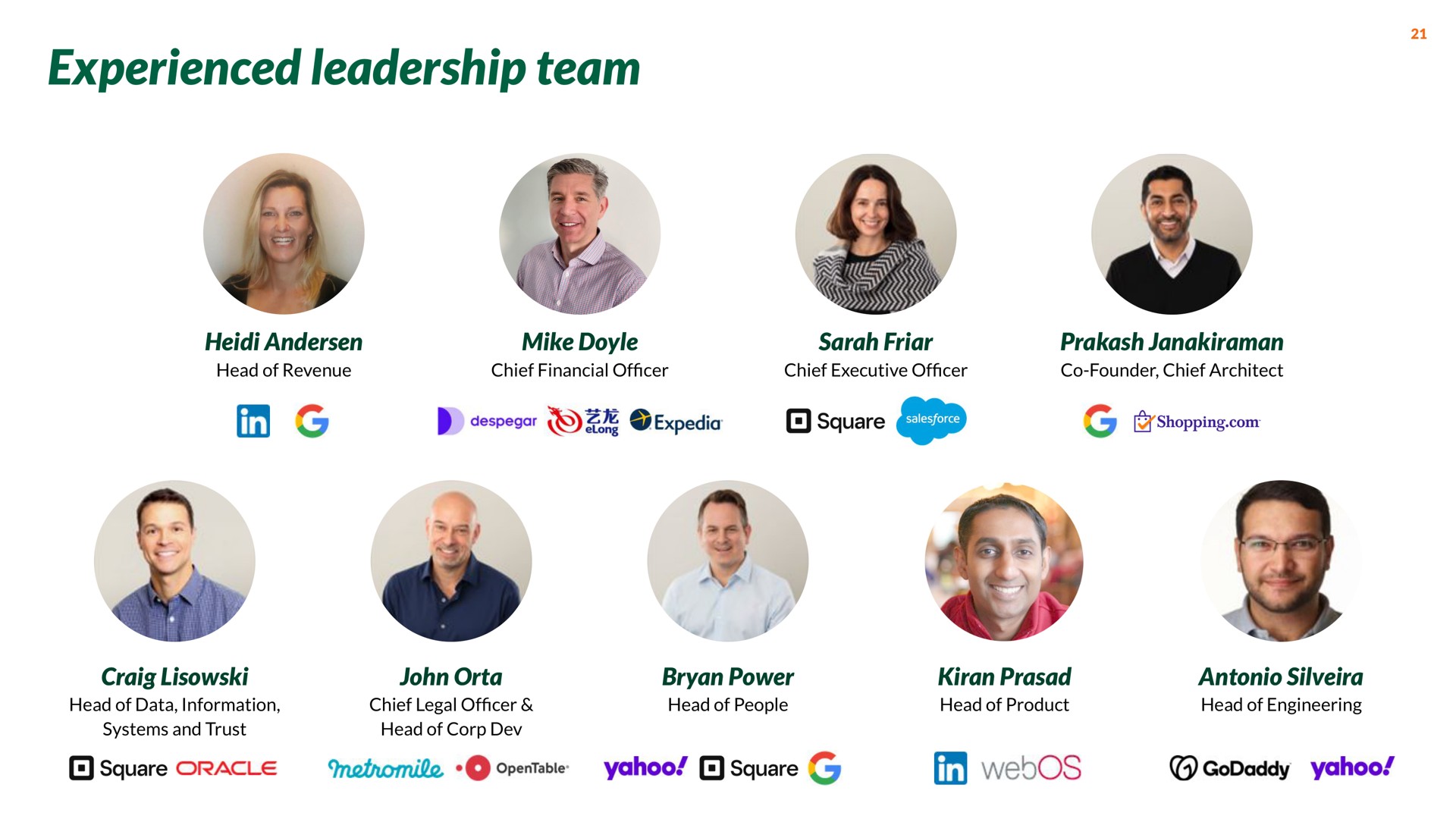 experienced leadership team | Nextdoor