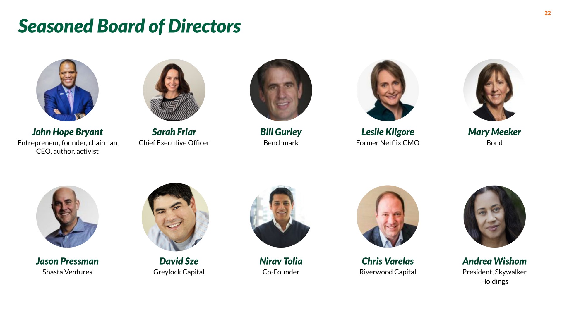 seasoned board of directors | Nextdoor