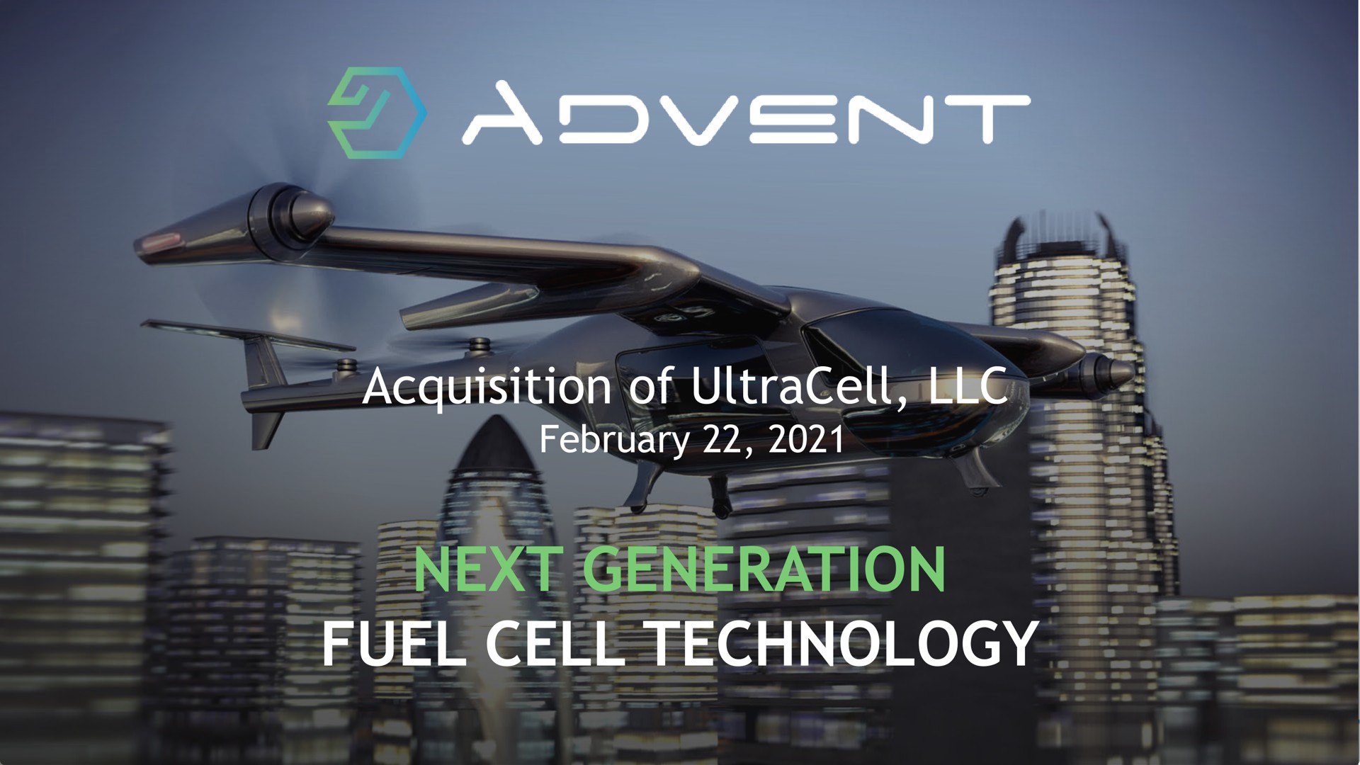 acquisition of next generation fuel cell technology wares | Advent
