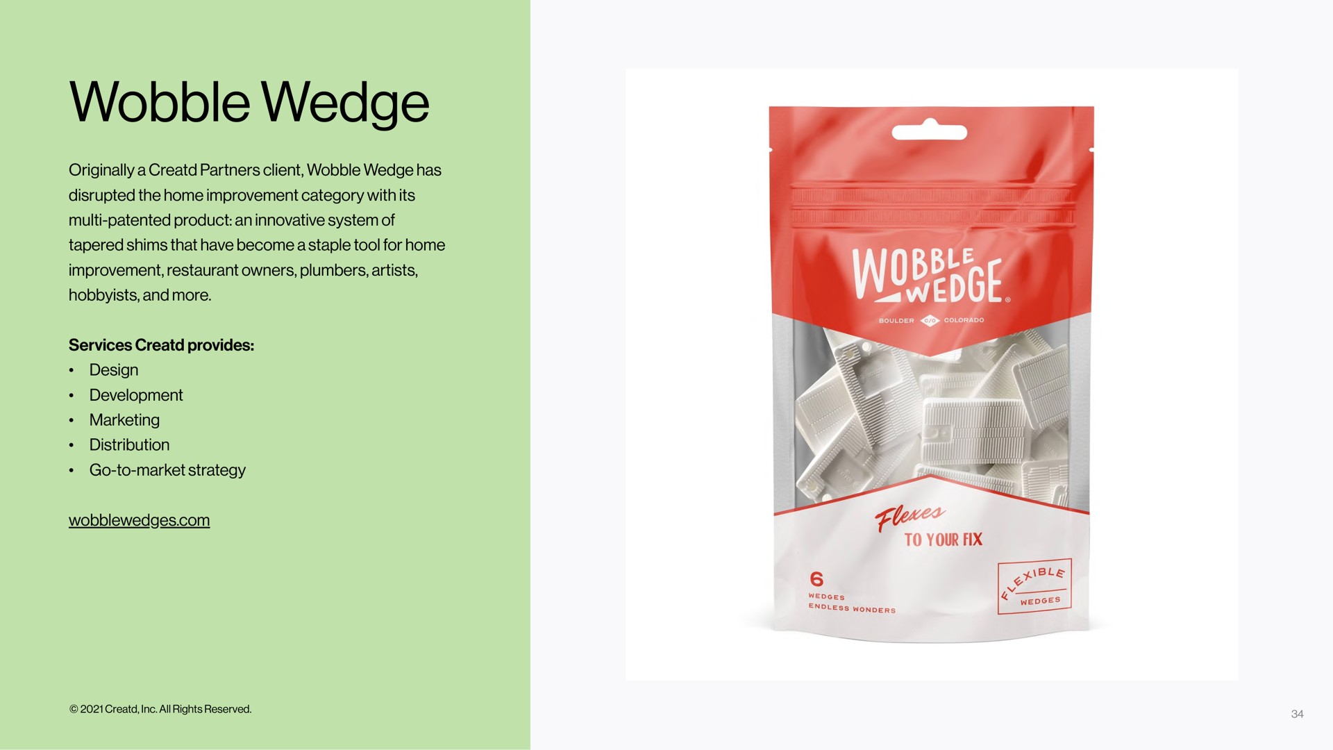 wobble wedge marketing i | Creatd