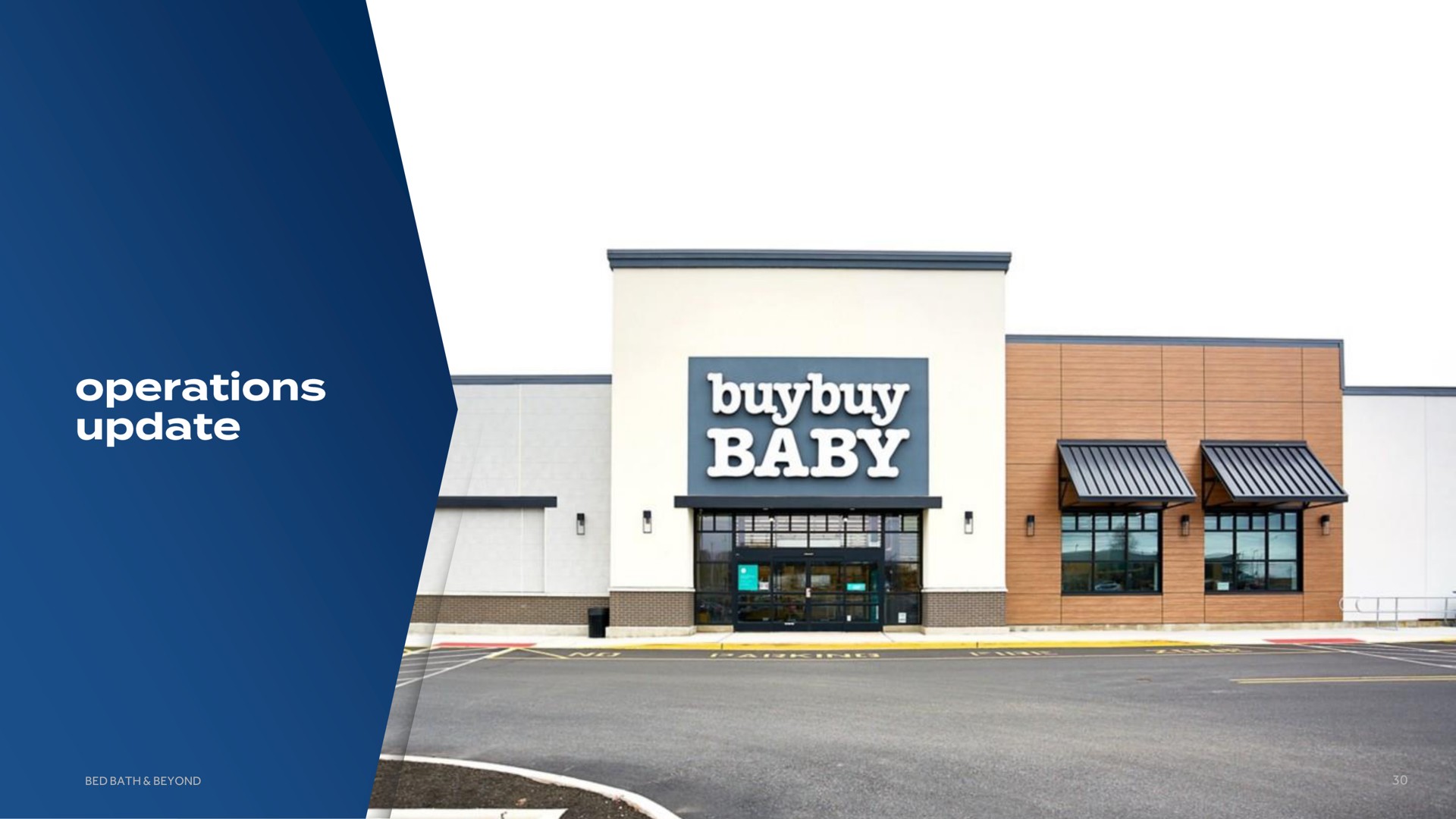 operations update | Bed Bath & Beyond