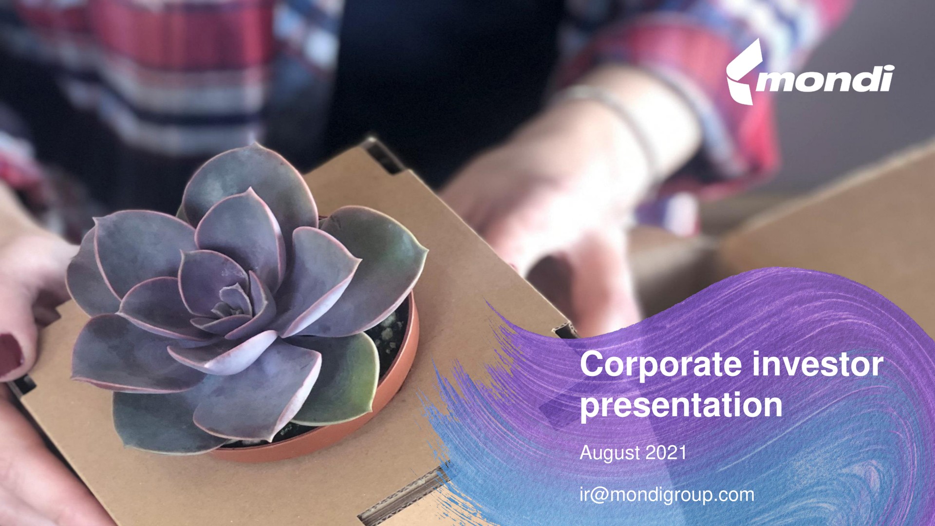 corporate investor presentation | Mondi