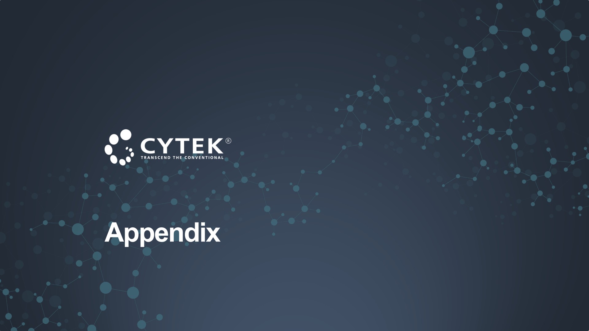 appendix | Cytek