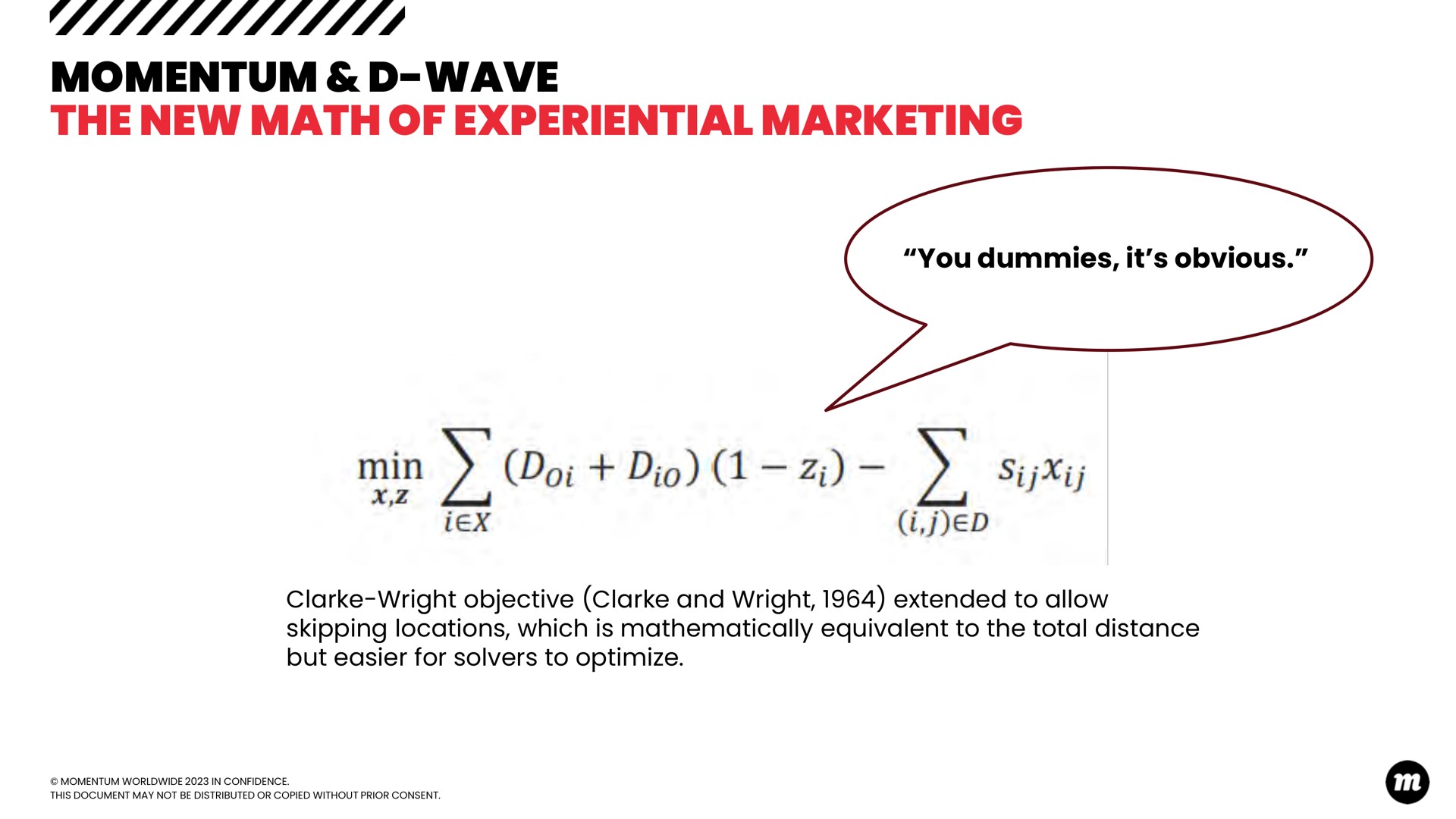 momentum wave the new math of experiential marketing wave min a i | D-Wave