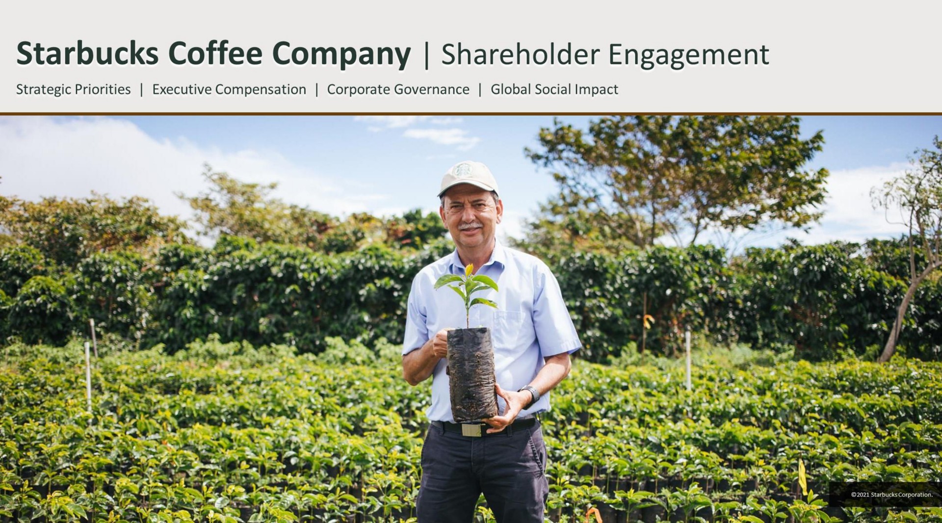 coffee company shareholder engagement | Starbucks