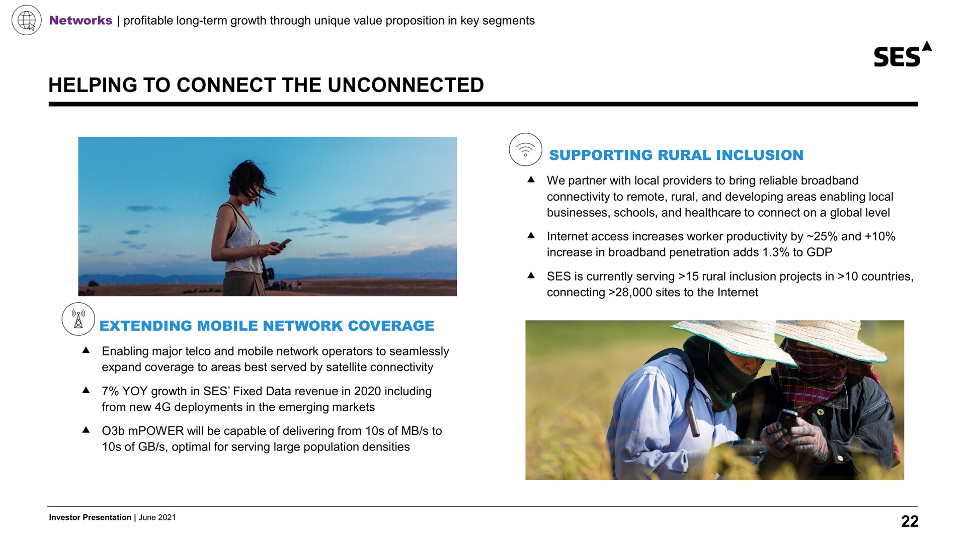 helping to connect the unconnected ses supporting rural inclusion a extending mobile network coverage | SES