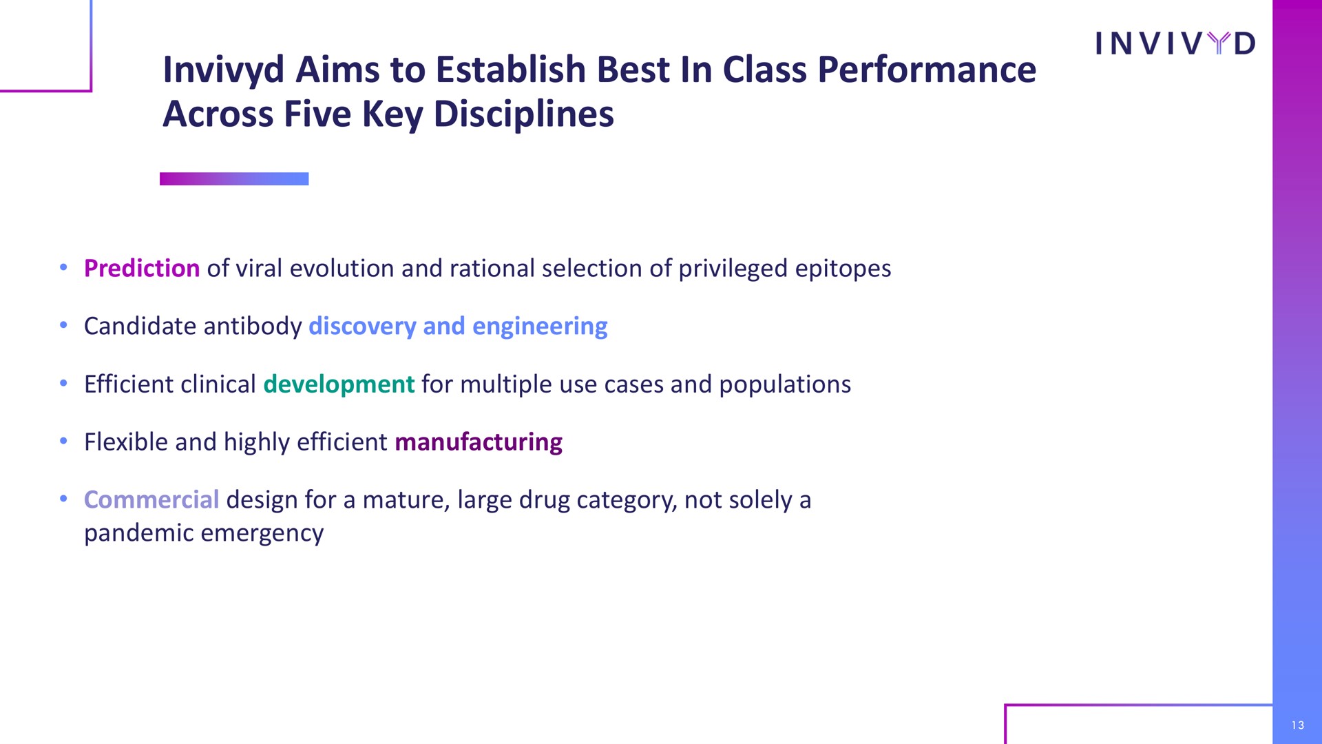 aims to establish best in class performance across five key disciplines | Adagio Therapeutics