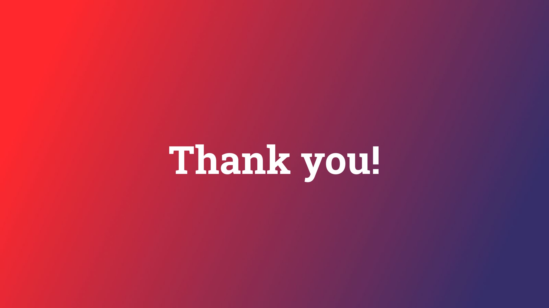 thank you | Fastly