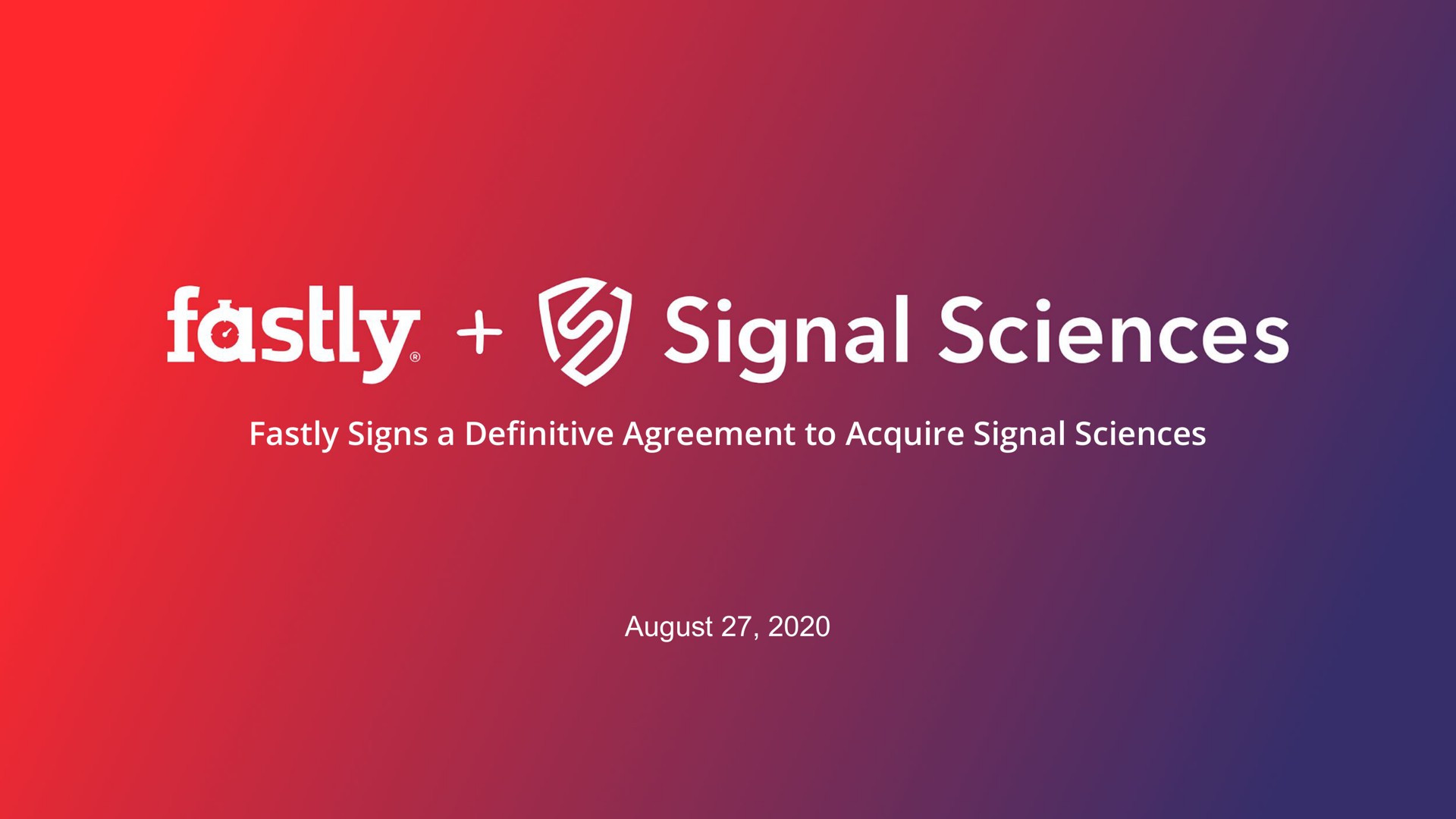 signal sciences | Fastly