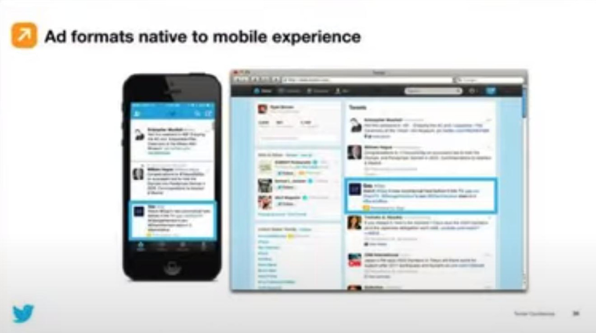 formats native to mobile experience | Twitter
