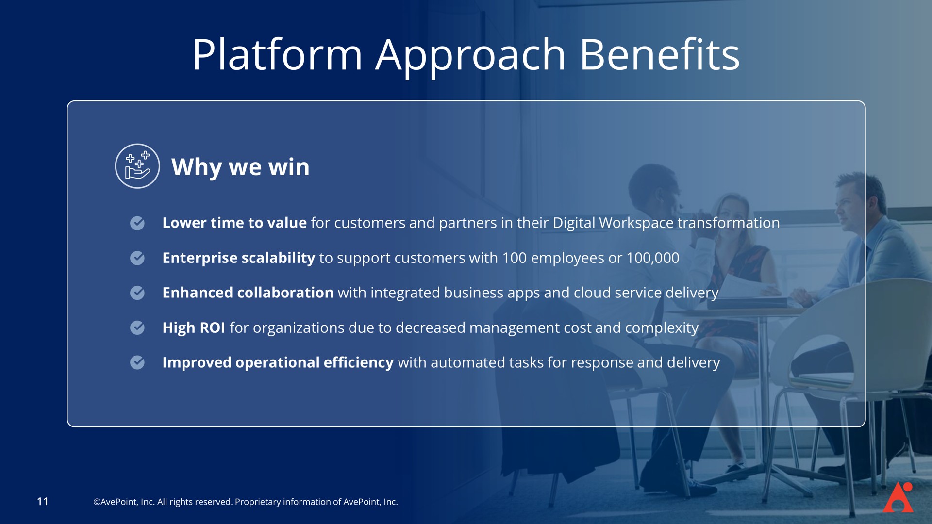 platform approach benefits | AvePoint