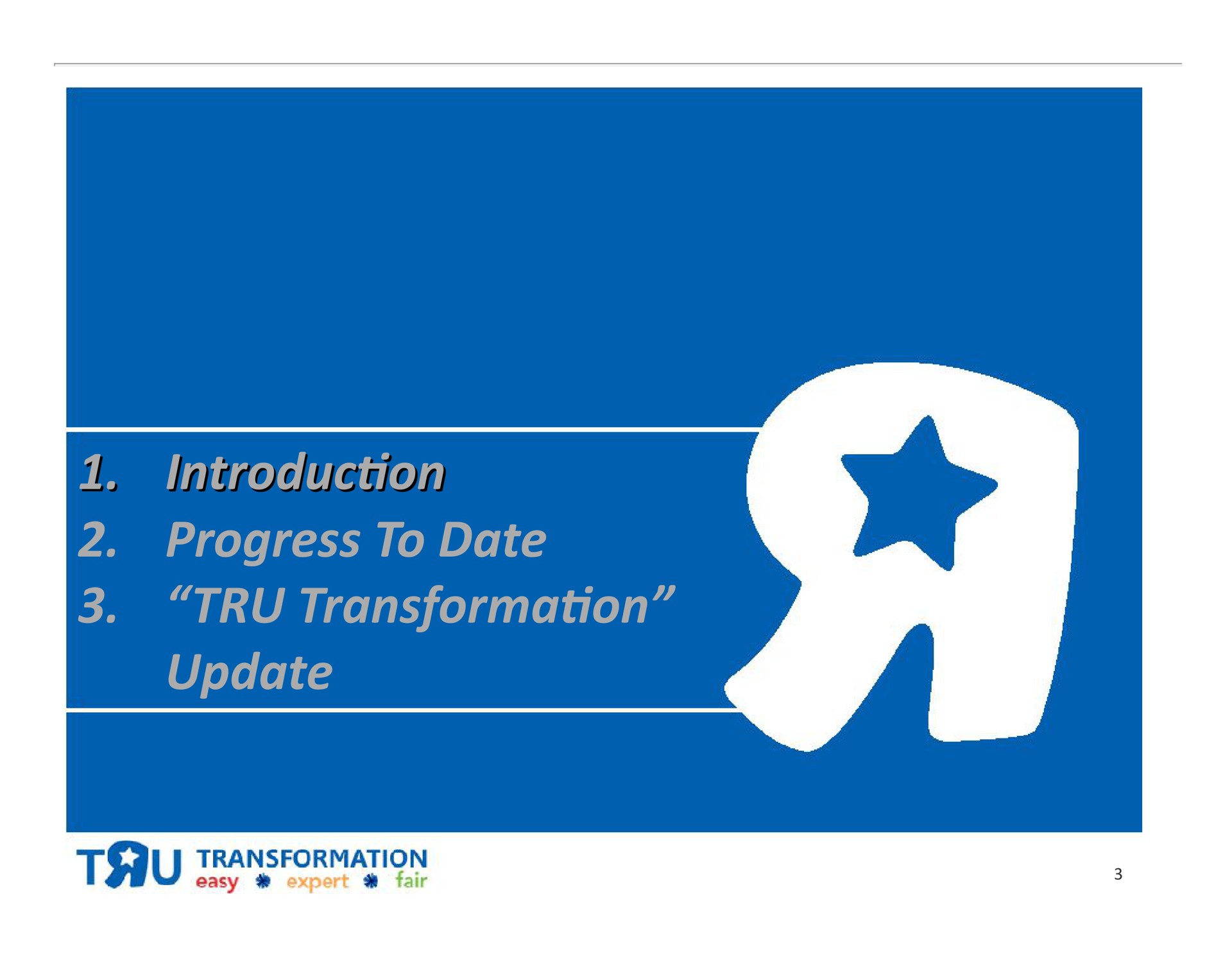 on on progress to date on update introduction transformation | Toys R Us