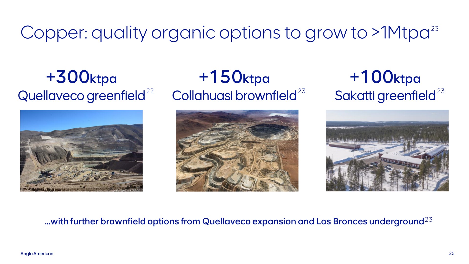 copper quality organic options to grow to | AngloAmerican