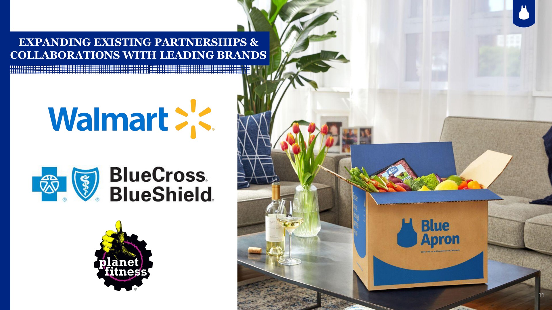 expanding existing partnerships collaborations with leading brands a | Blue Apron