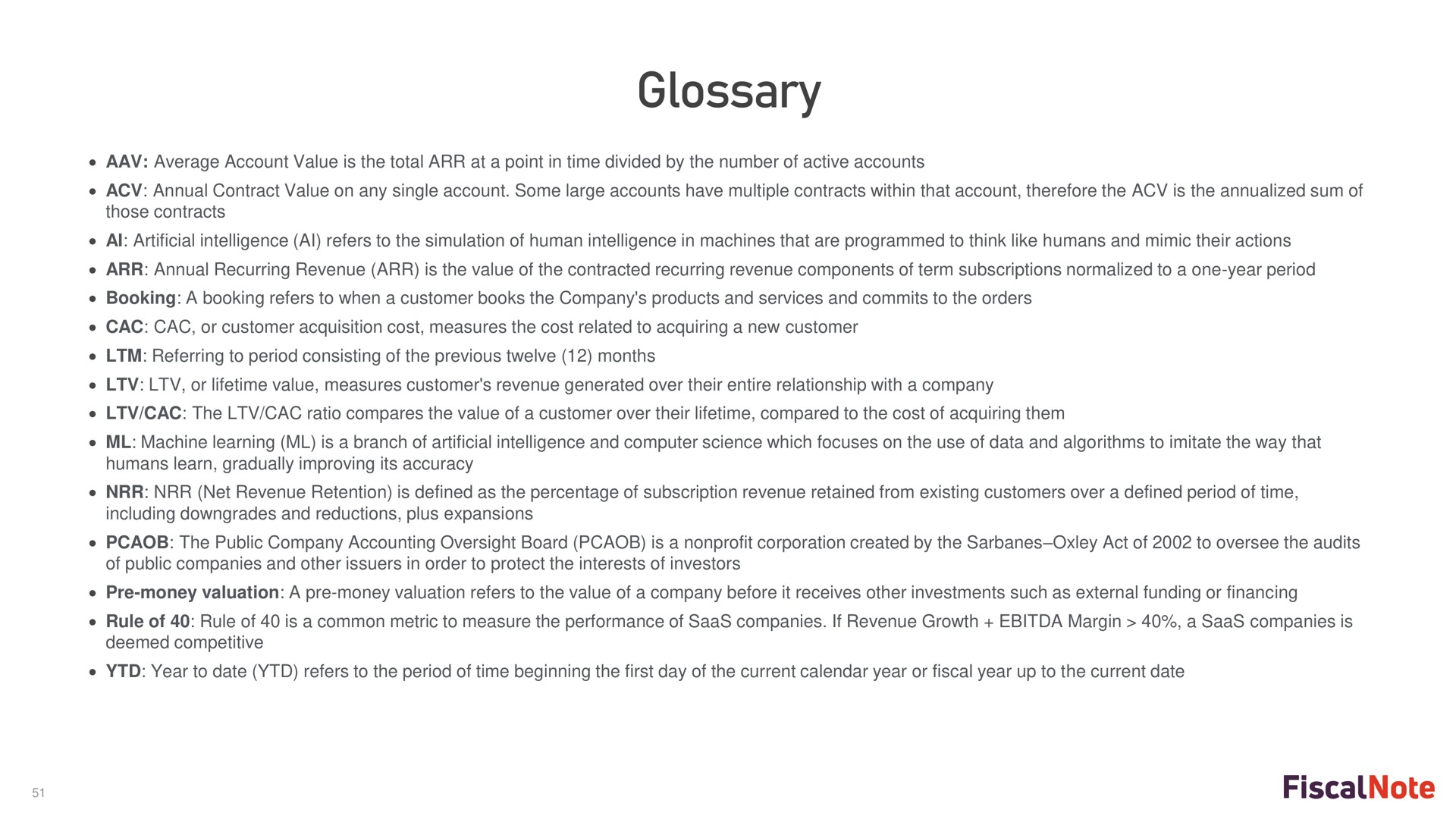 glossary | FiscalNote