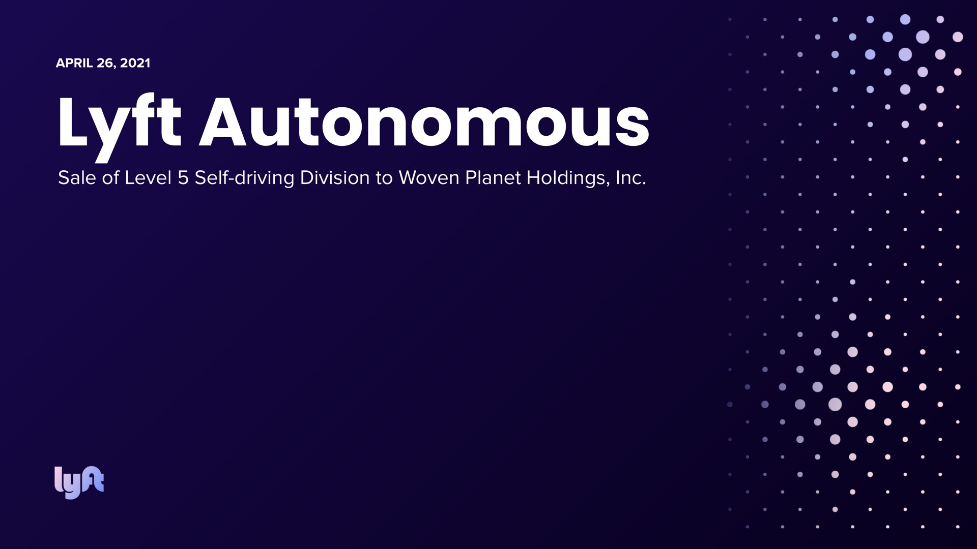 autonomous | Lyft