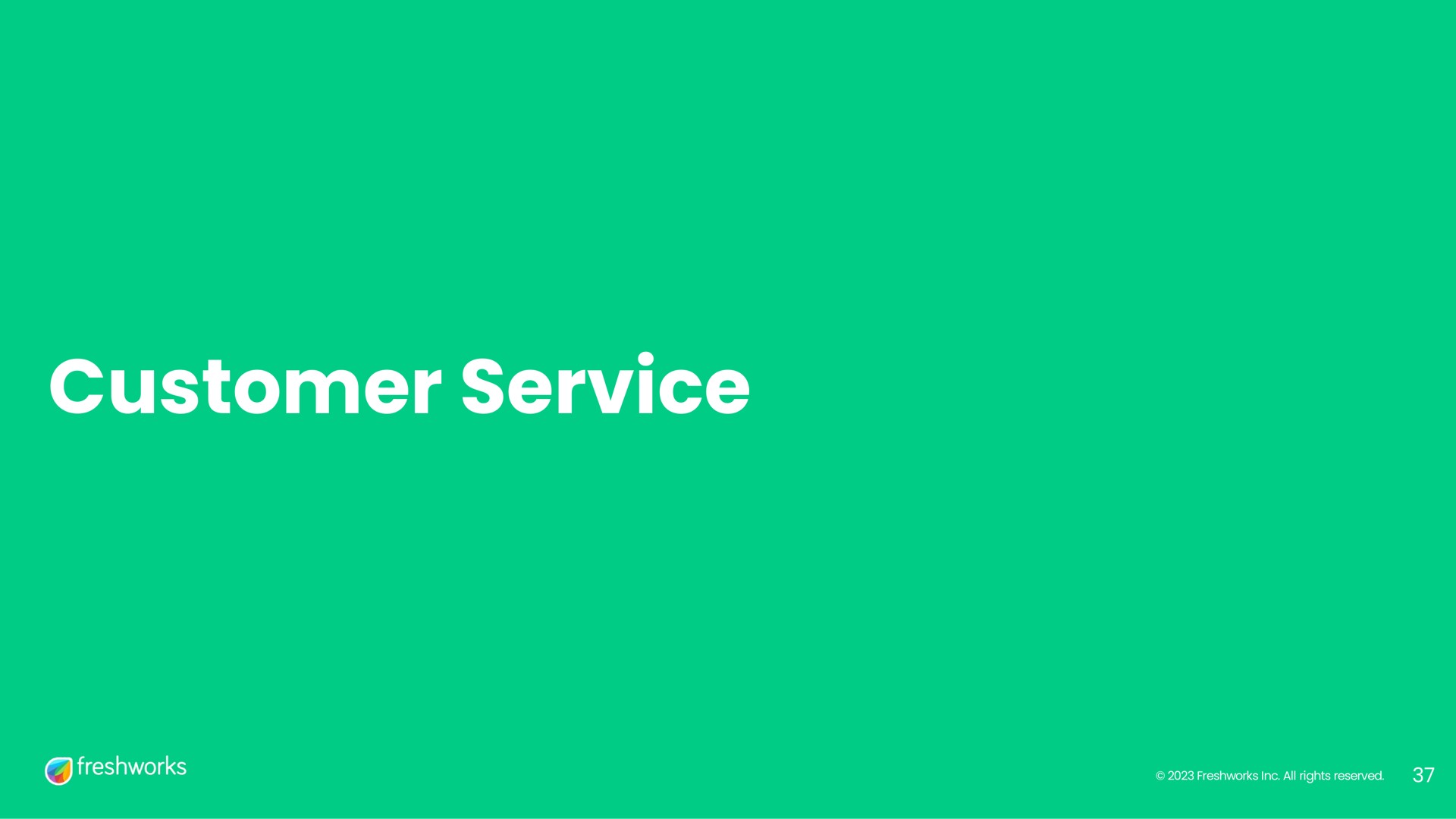 customer service | Freshworks