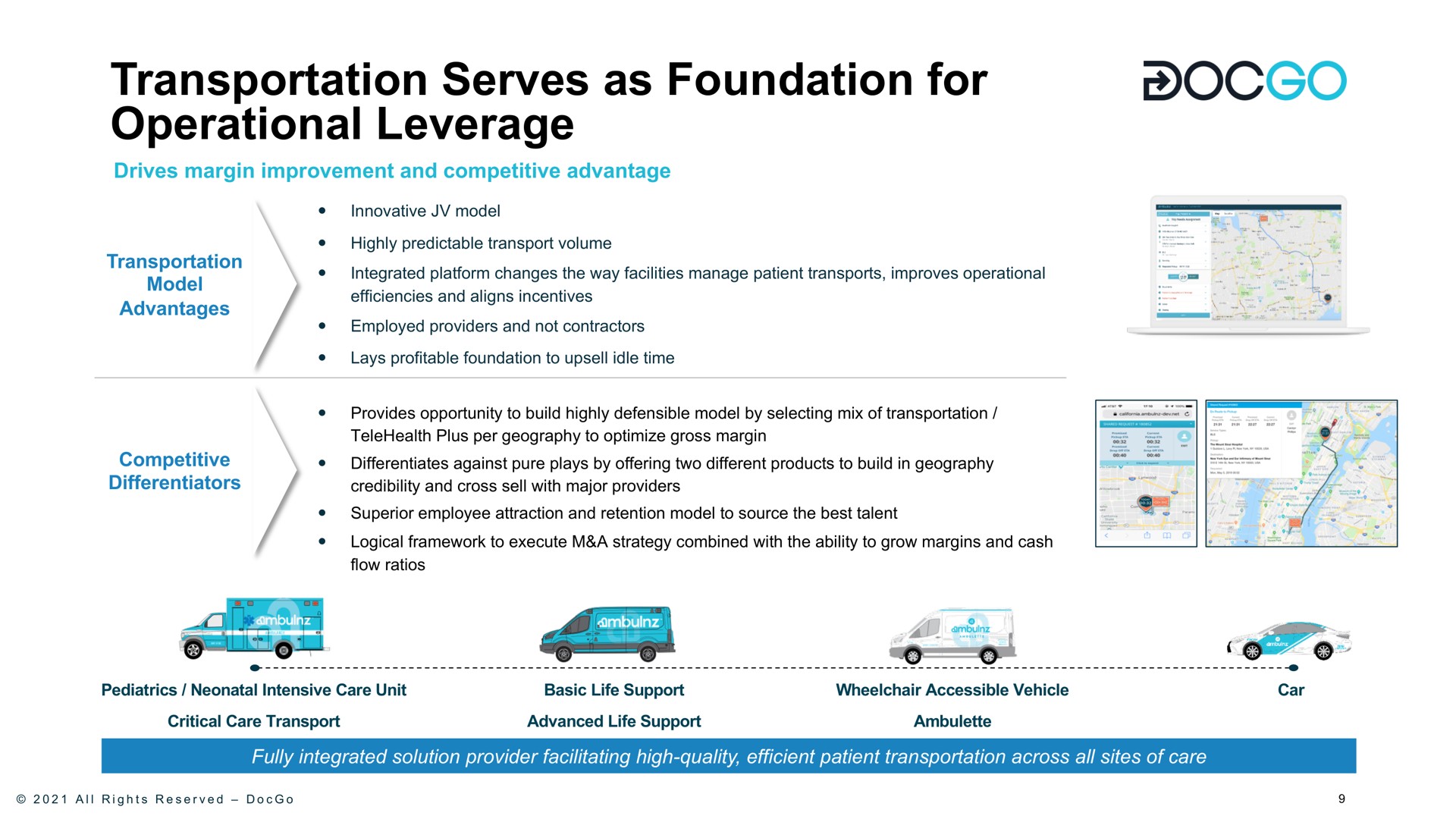 transportation serves as foundation for operational leverage | DocGo