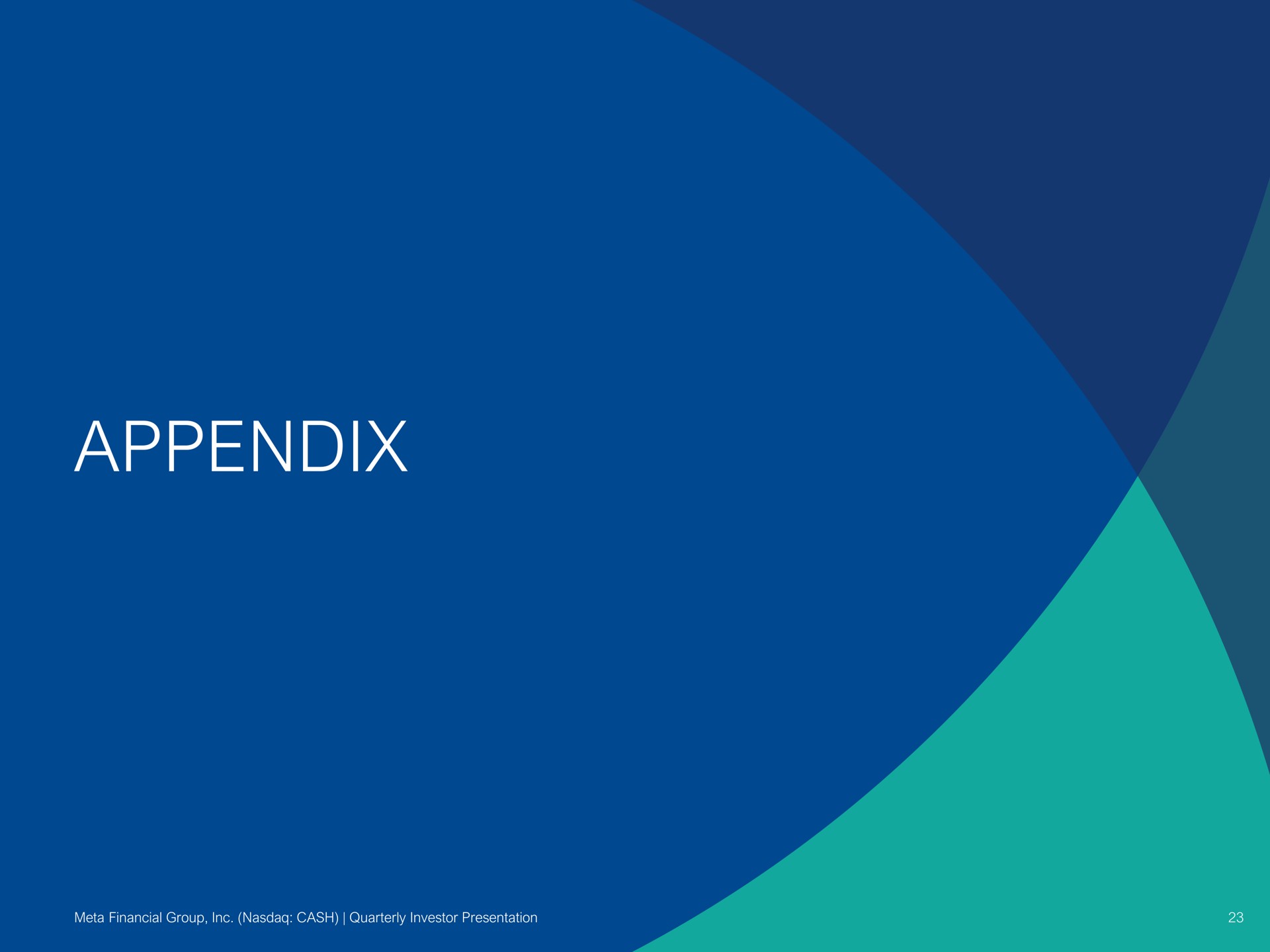 appendix | Pathward Financial