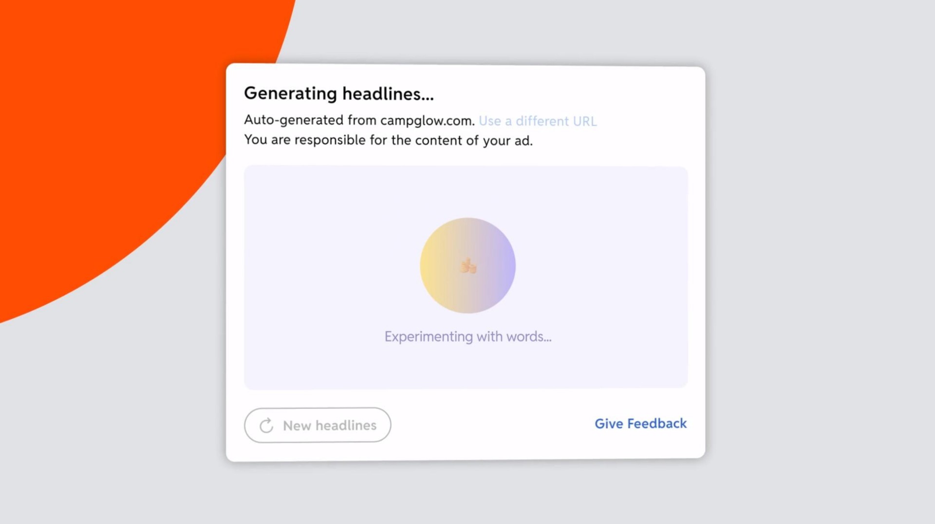 generating headlines auto generated from you are responsible for the content of your experimenting with words | Reddit