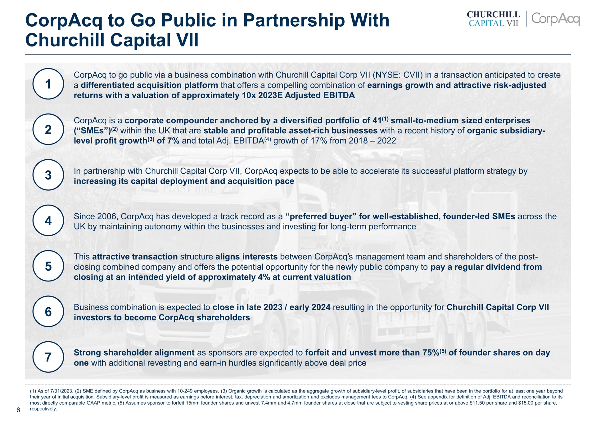 to go public in partnership with capital | CorpAcq