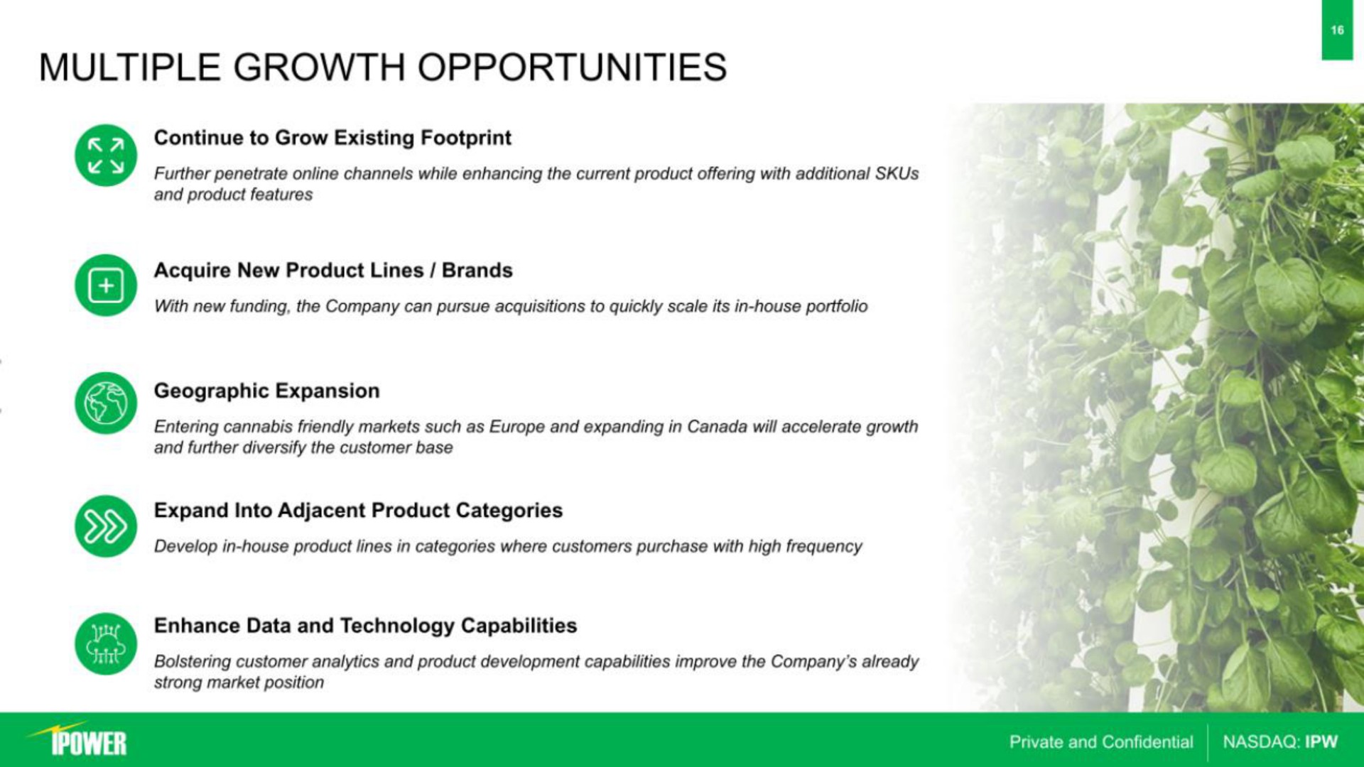 multiple growth opportunities a odd | iPower