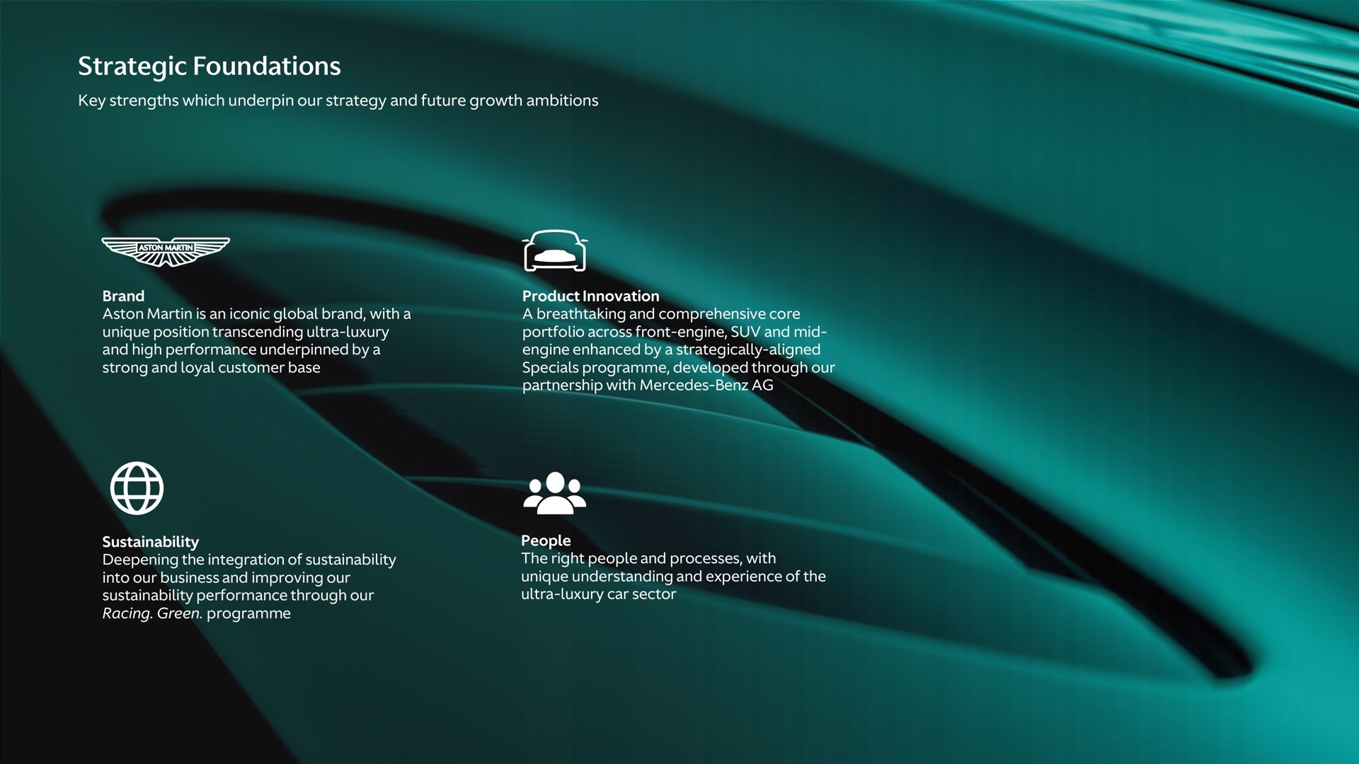 strategic foundations | Aston Martin Lagonda