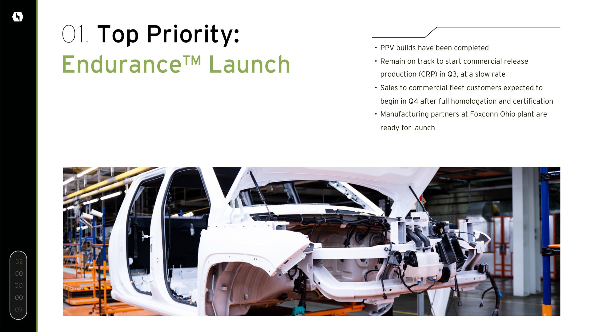top priority endurance launch | Lordstown Motors