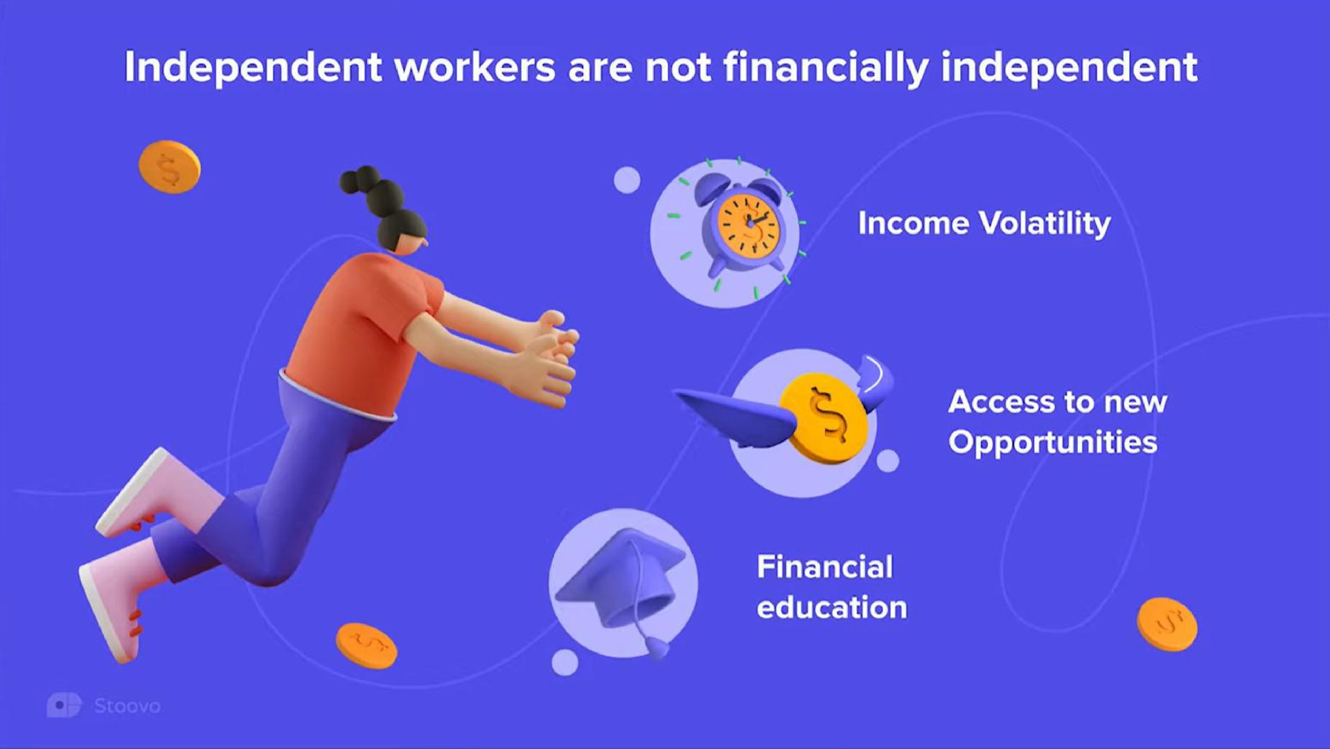 independent workers are not financially independent | Stoovo