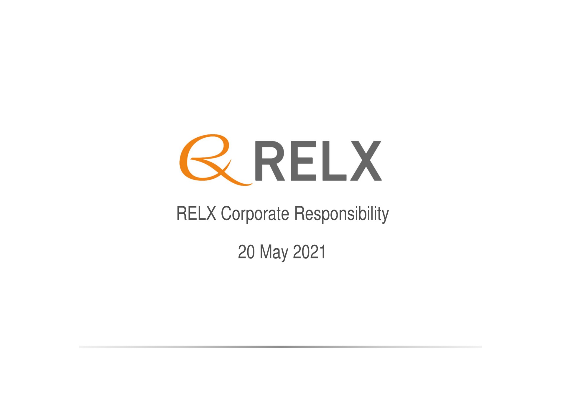 corporate responsibility may | RELX