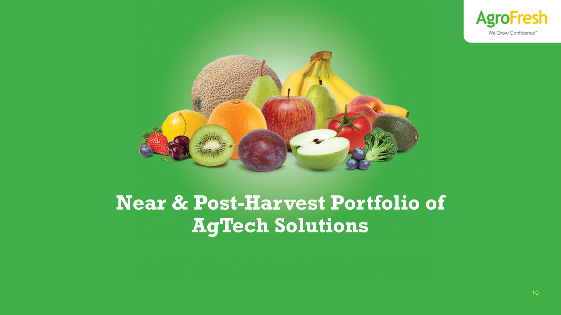 near post harvest portfolio of solutions | AgroFresh