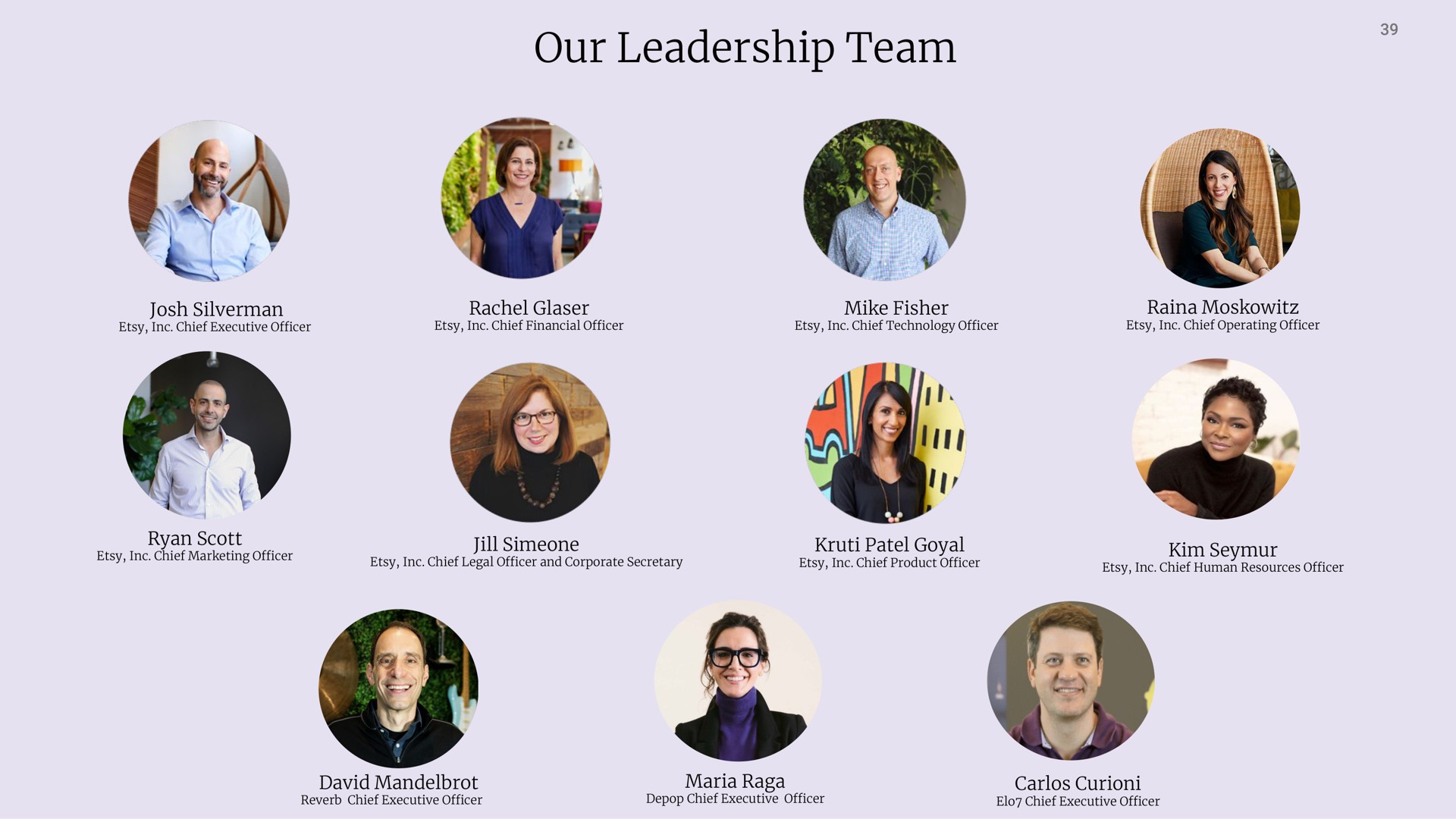 our leadership team | Etsy