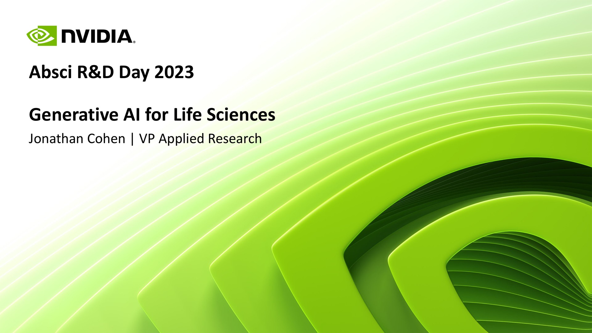day a generative for life sciences | Absci