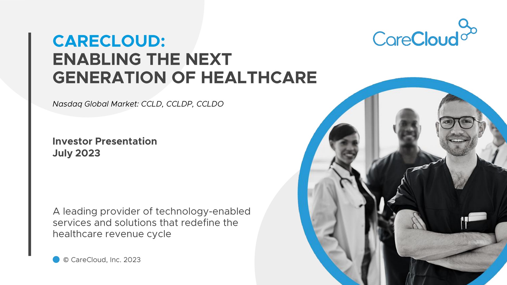 enabling the next generation of | CareCloud