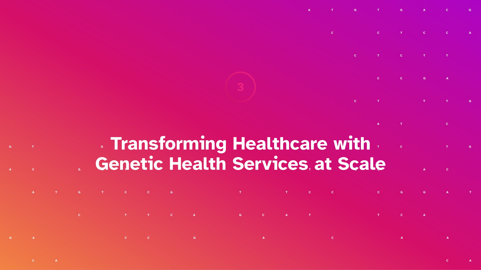 transforming with genetic health services at scale | 23andMe